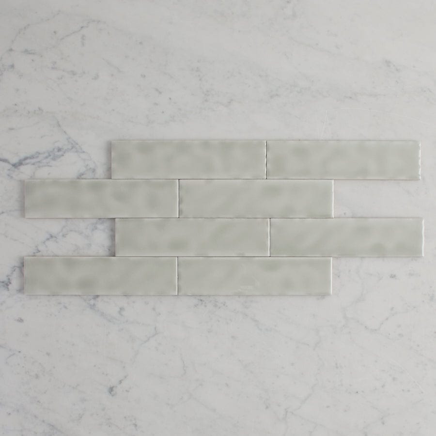 TileCloud TILE Newport Gloss Mini Subway Sage Green Tile