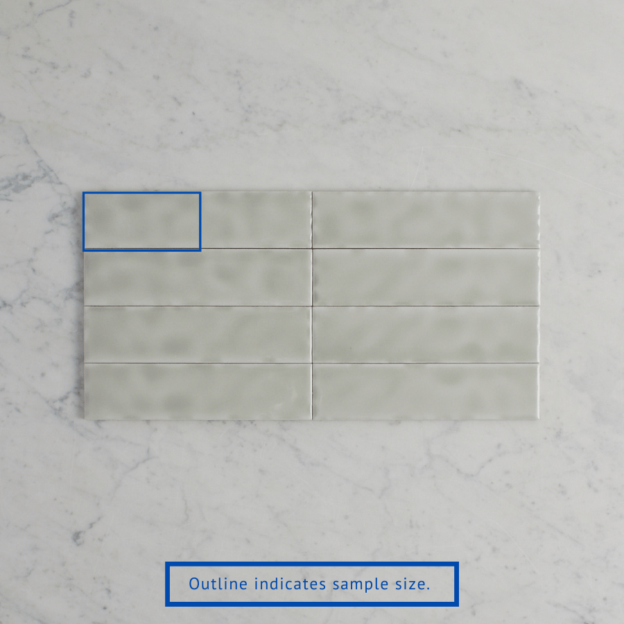 TileCloud TILE Newport Gloss Mini Subway Sage Green Tile