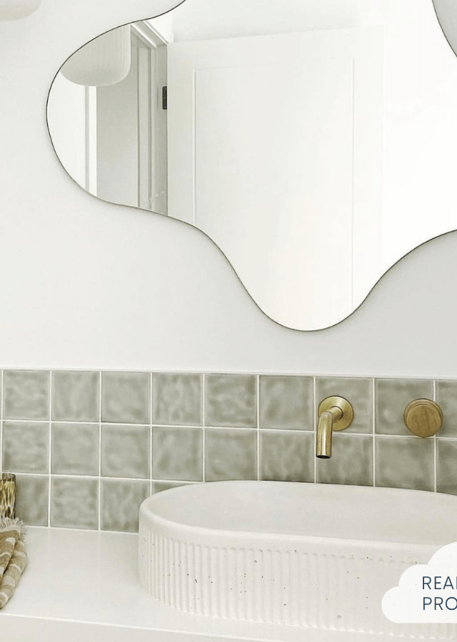 TileCloud TILE Newport Gloss Sage Green Small Square Tile