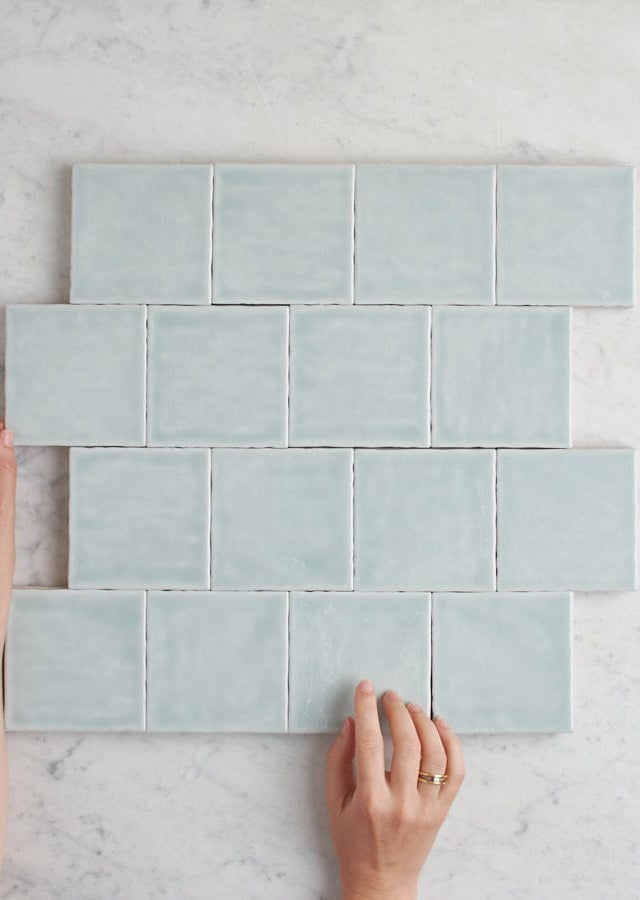 TileCloud TILE Newport Gloss Sky Blue Small Square Tile