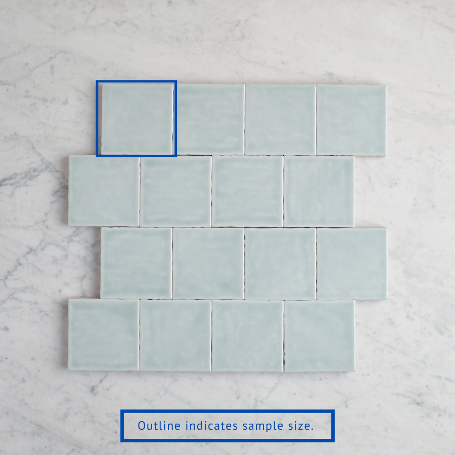 TileCloud TILE Newport Gloss Sky Blue Small Square Tile