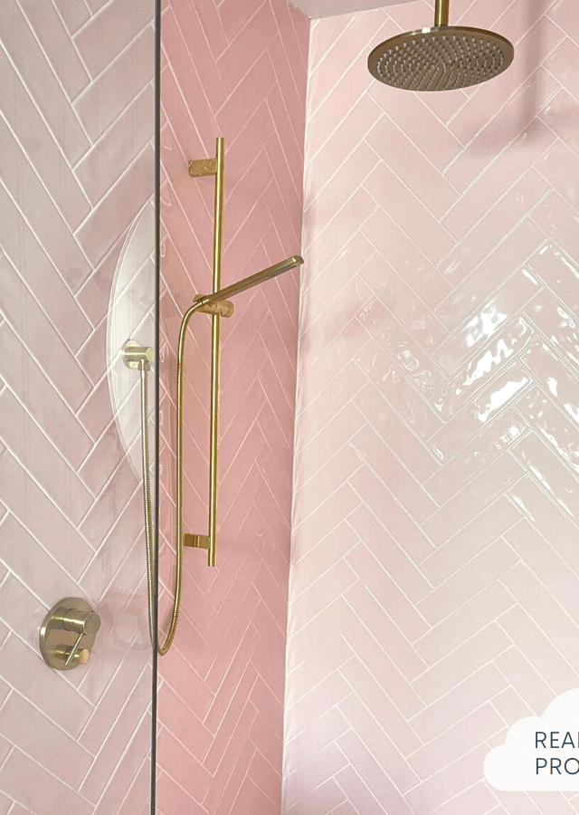 TileCloud TILE Newport Gloss Subway Baby Pink Tile