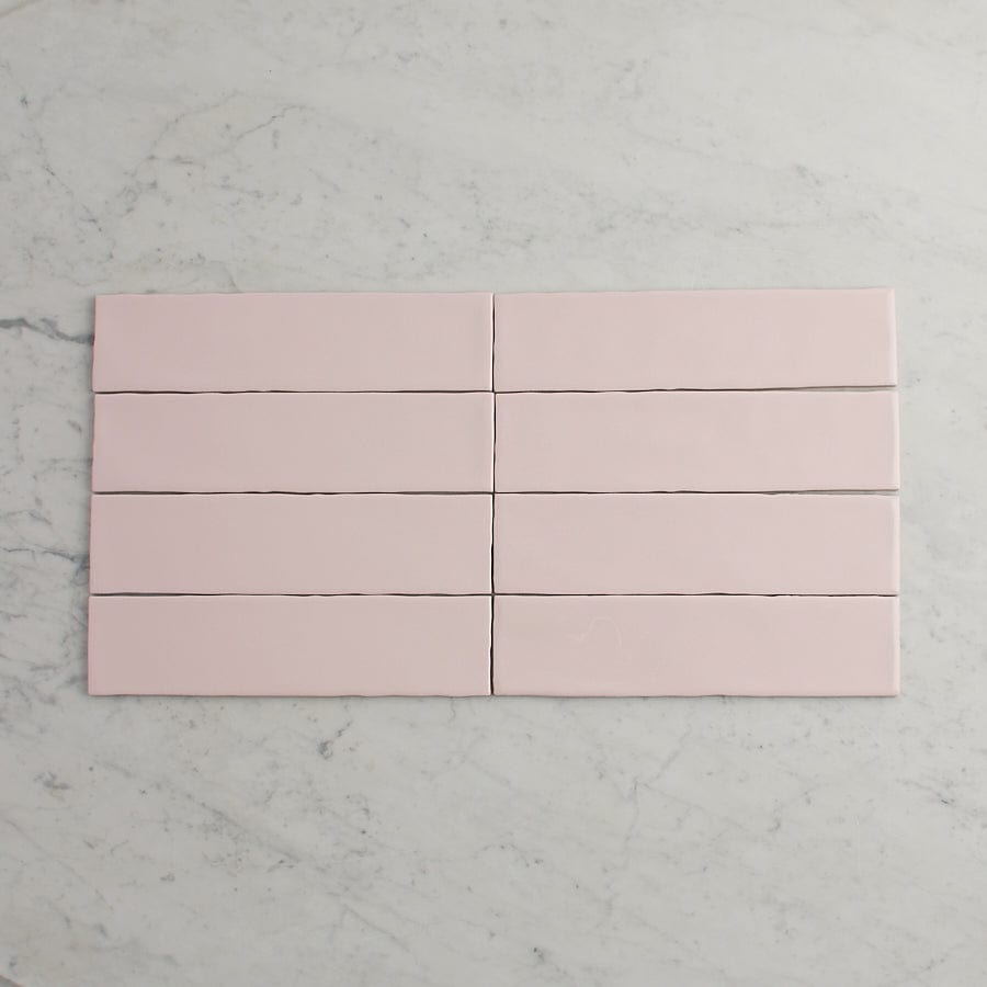 TileCloud TILE Newport Gloss Subway Baby Pink Tile