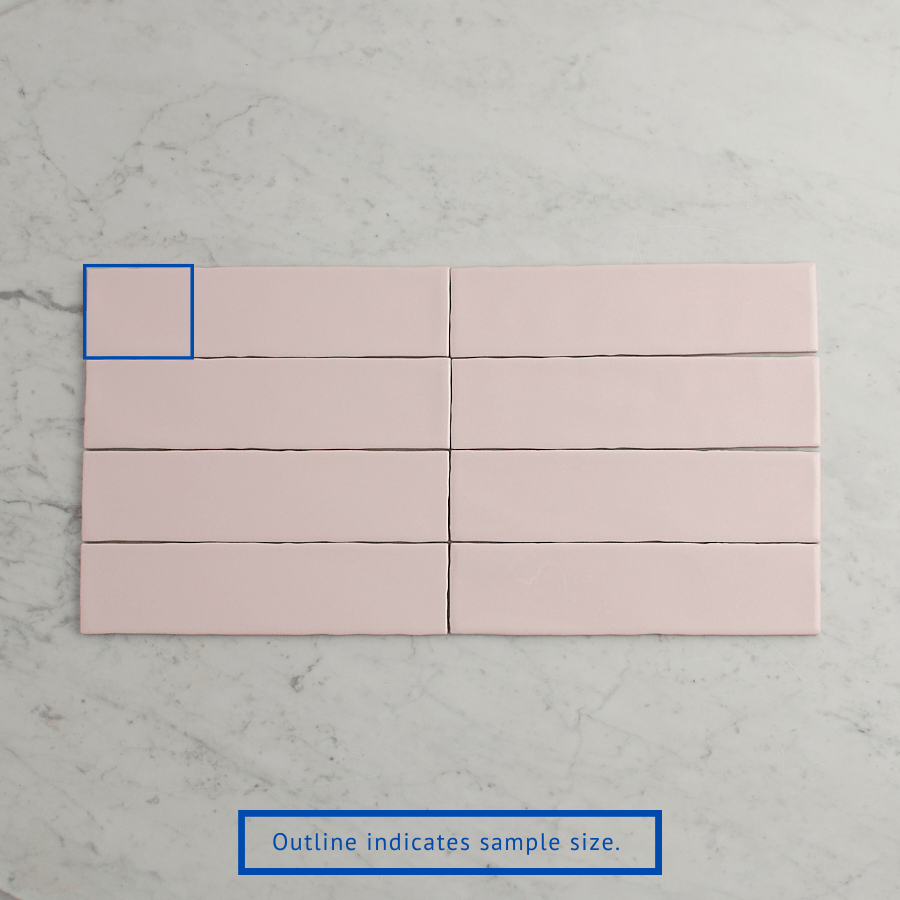 TileCloud TILE Newport Gloss Subway Baby Pink Tile