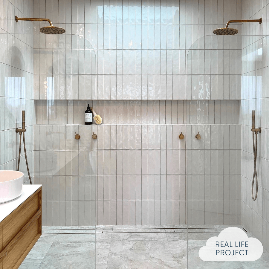 TileCloud TILE Newport Gloss Subway Bone Tile