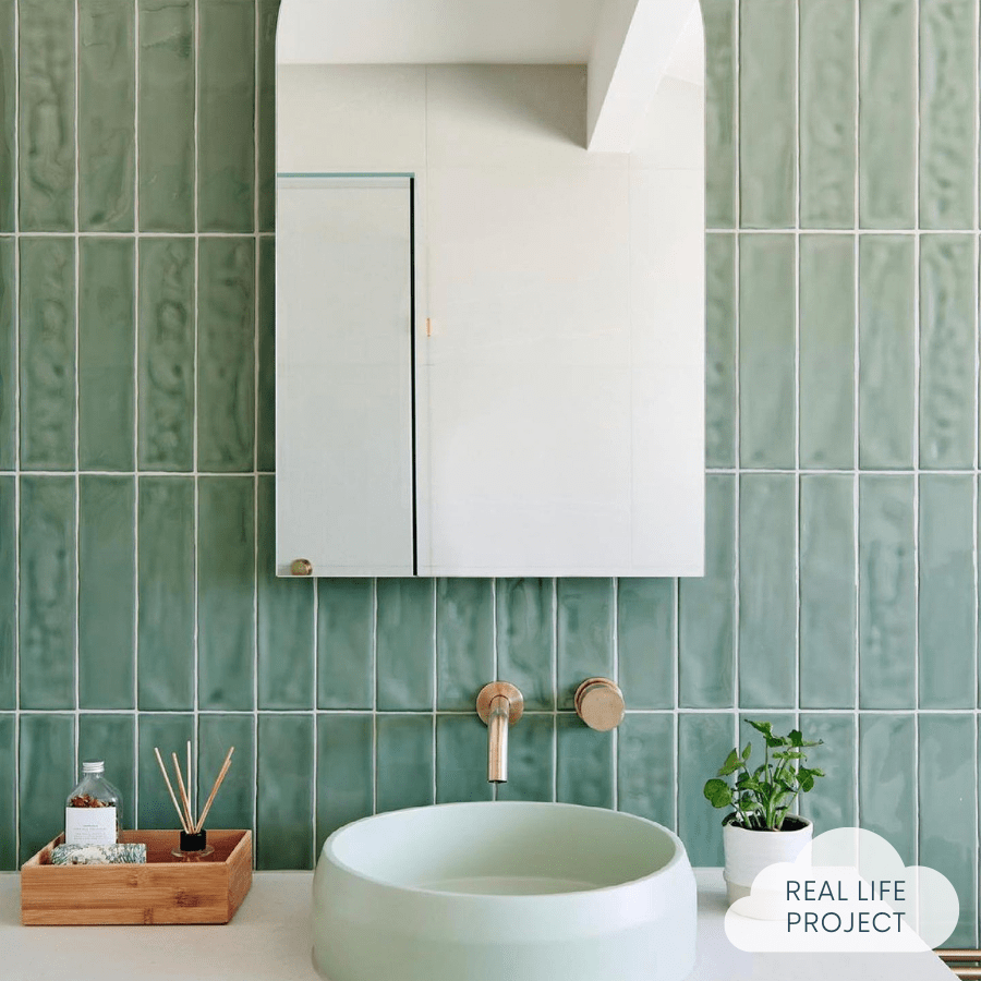 TileCloud TILE Newport Gloss Subway Jade Green Tile