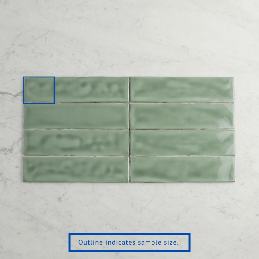 TileCloud TILE Newport Gloss Subway Jade Green Tile