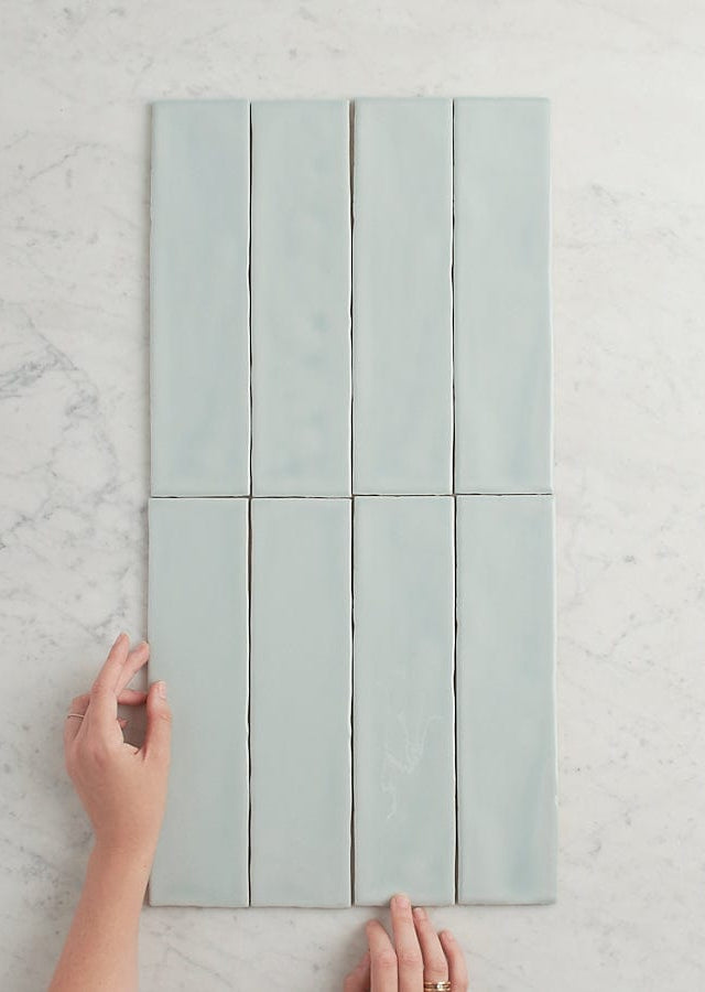 TileCloud TILE Newport Gloss Subway Sky Blue Tile