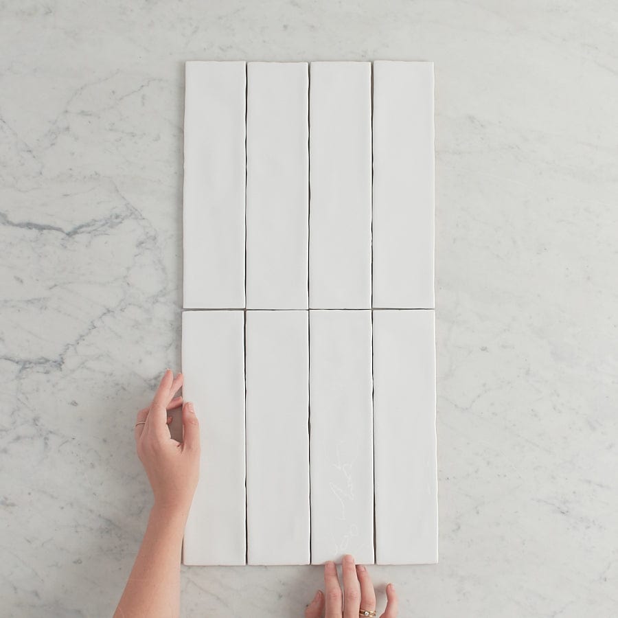 TileCloud TILE Newport Gloss Subway White Tile