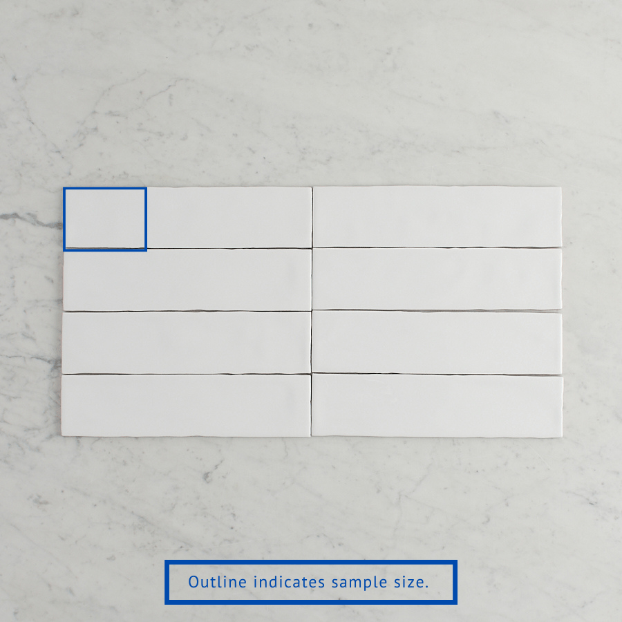 TileCloud TILE Newport Gloss Subway White Tile