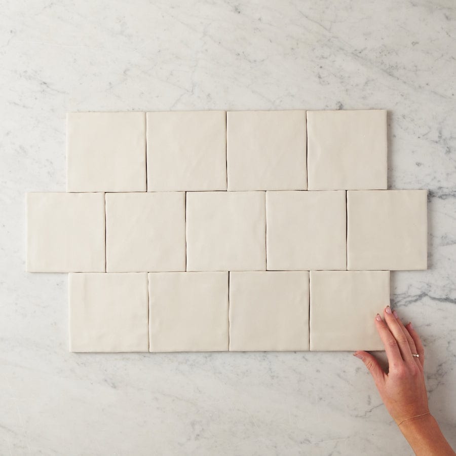 TileCloud TILE Newport Matte Bone Mixed Square Tile