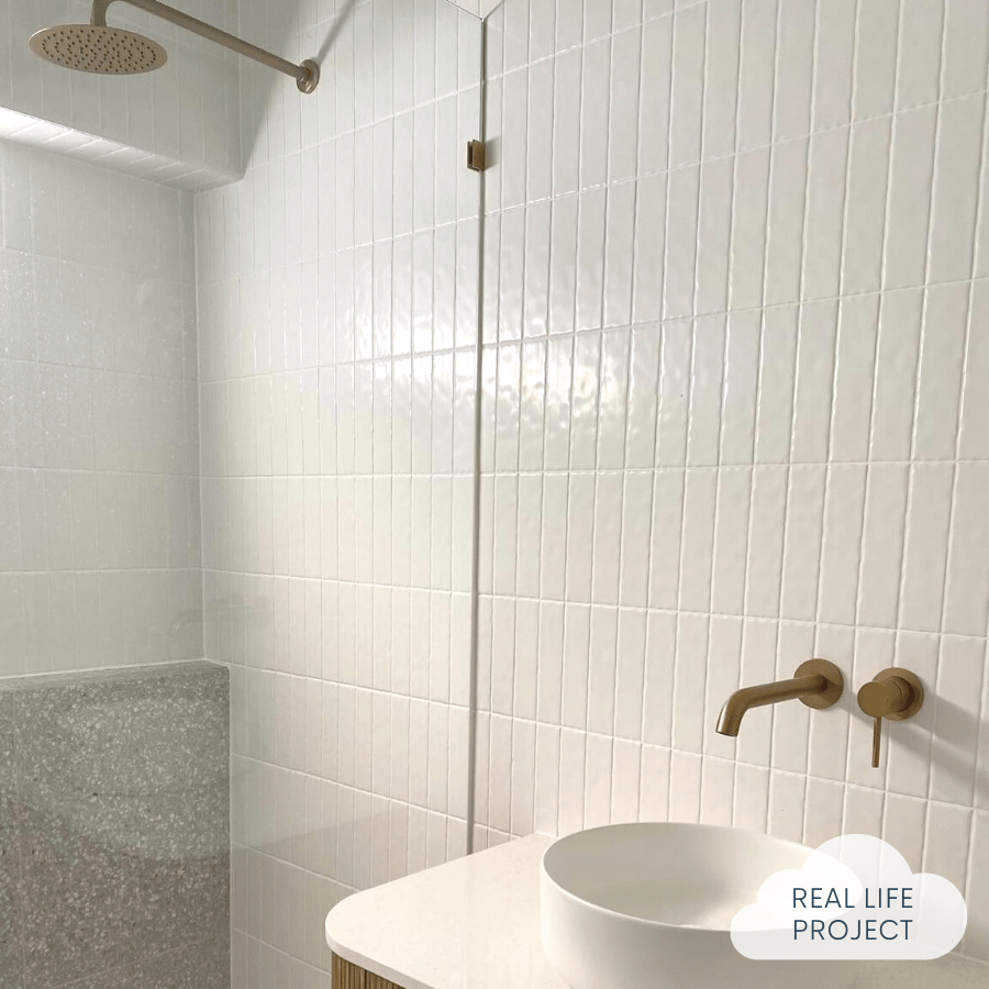 TileCloud TILE Newport Matte Mini Subway White Tile