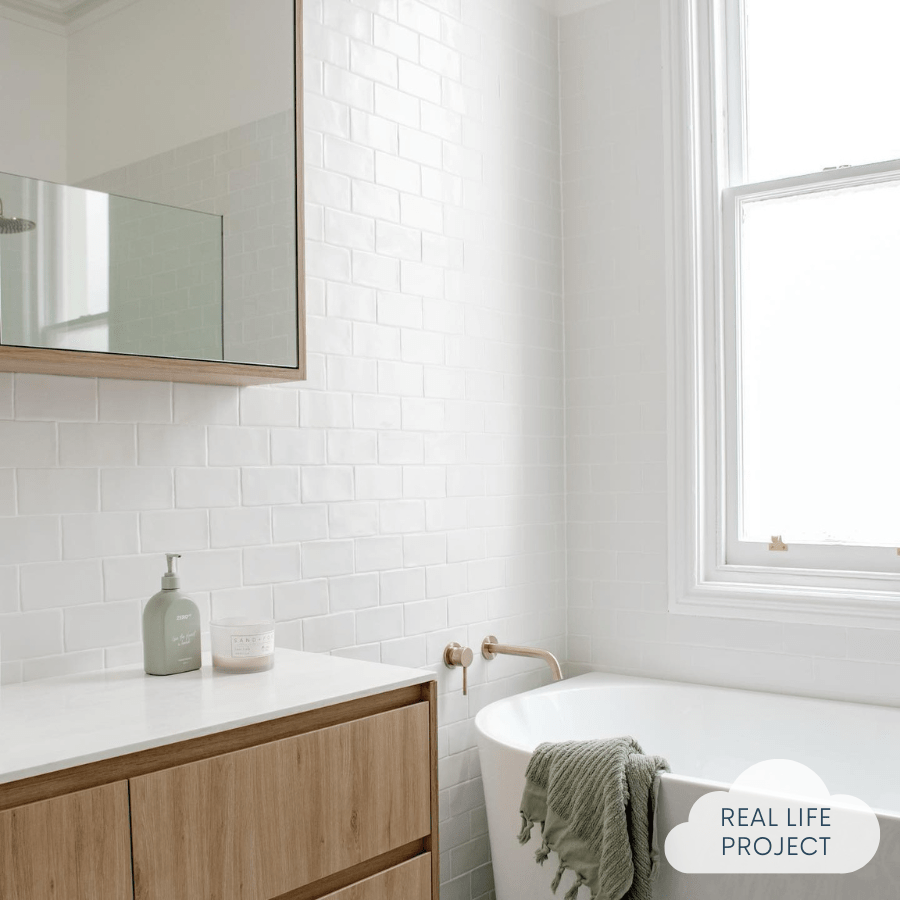 TileCloud TILE Newport Matte Small White Subway Tile