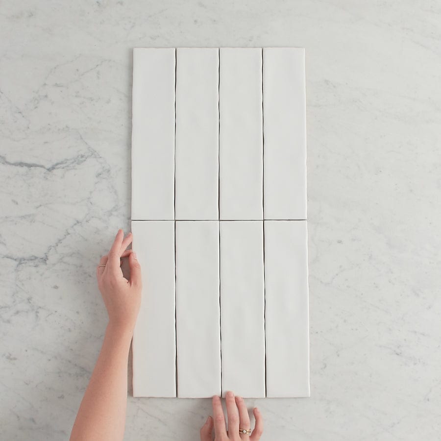 TileCloud TILE Newport Matte Subway White Tile