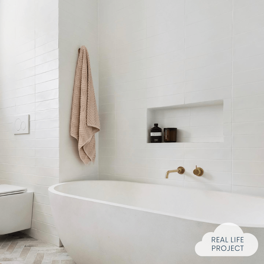 TileCloud TILE Newport Matte Subway White Tile