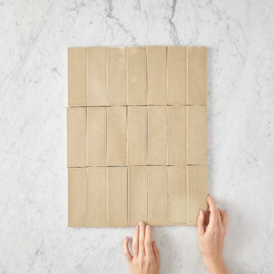 TileCloud TILE Noosa Gloss Zellige Beige Subway Tile