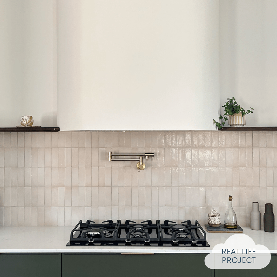 TileCloud TILE Noosa Gloss Zellige Taupe Tile