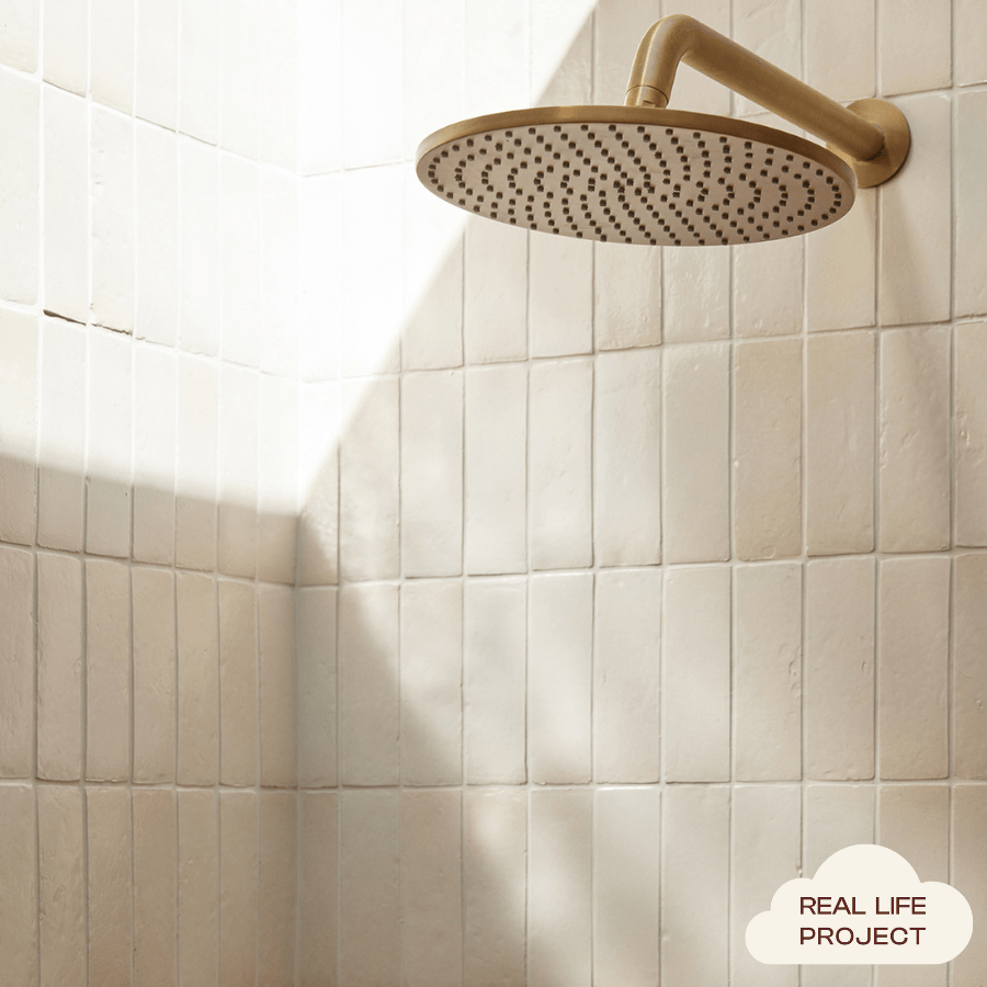 TileCloud TILE Noosa Gloss Zellige Taupe Tile