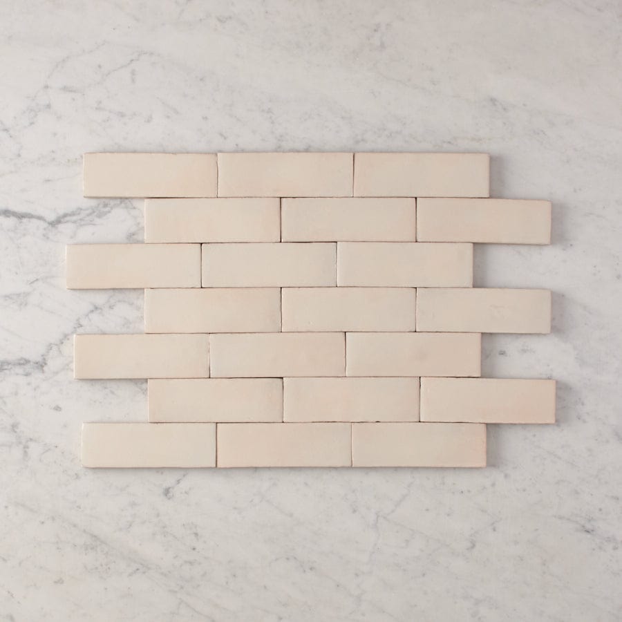 TileCloud TILE Noosa Semi Gloss Zellige Bone Tile