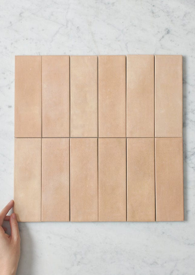 TileCloud TILE Northbridge Peach Terracotta Look Subway Tile