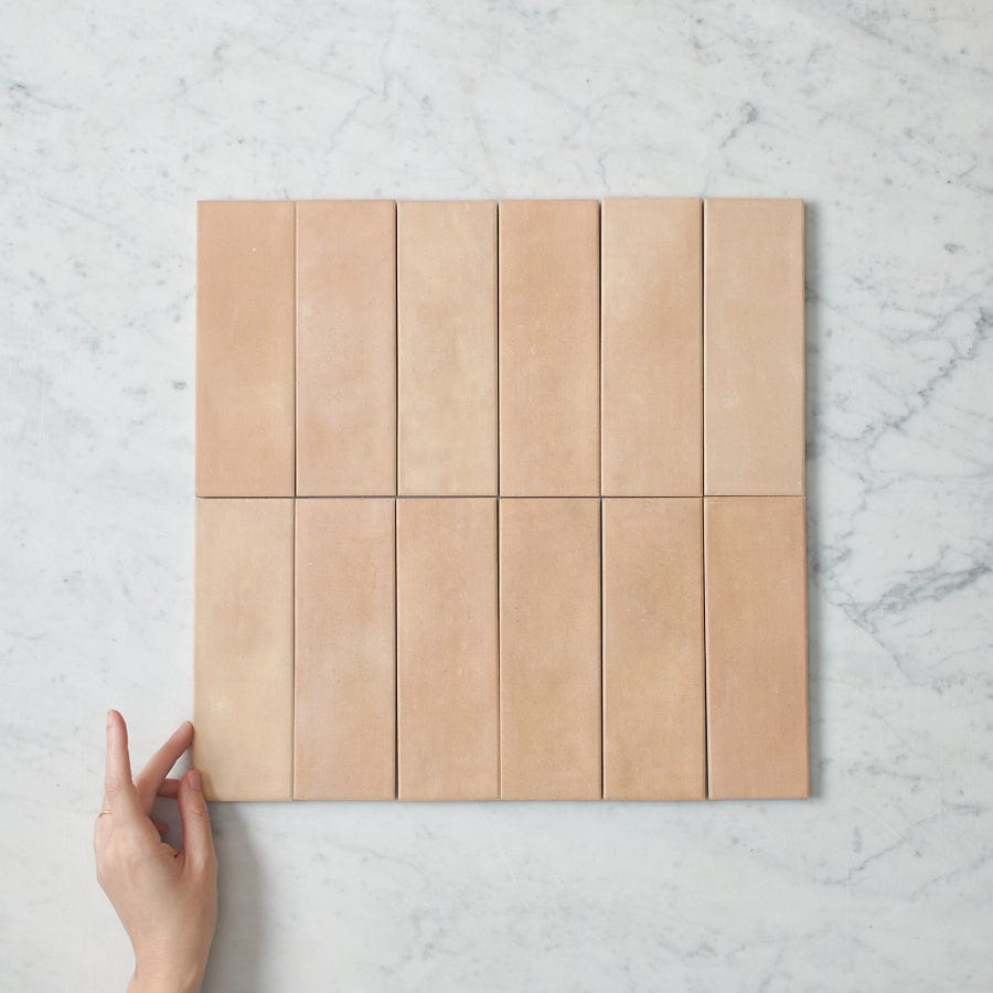 TileCloud TILE Northbridge Peach Terracotta Look Subway Tile