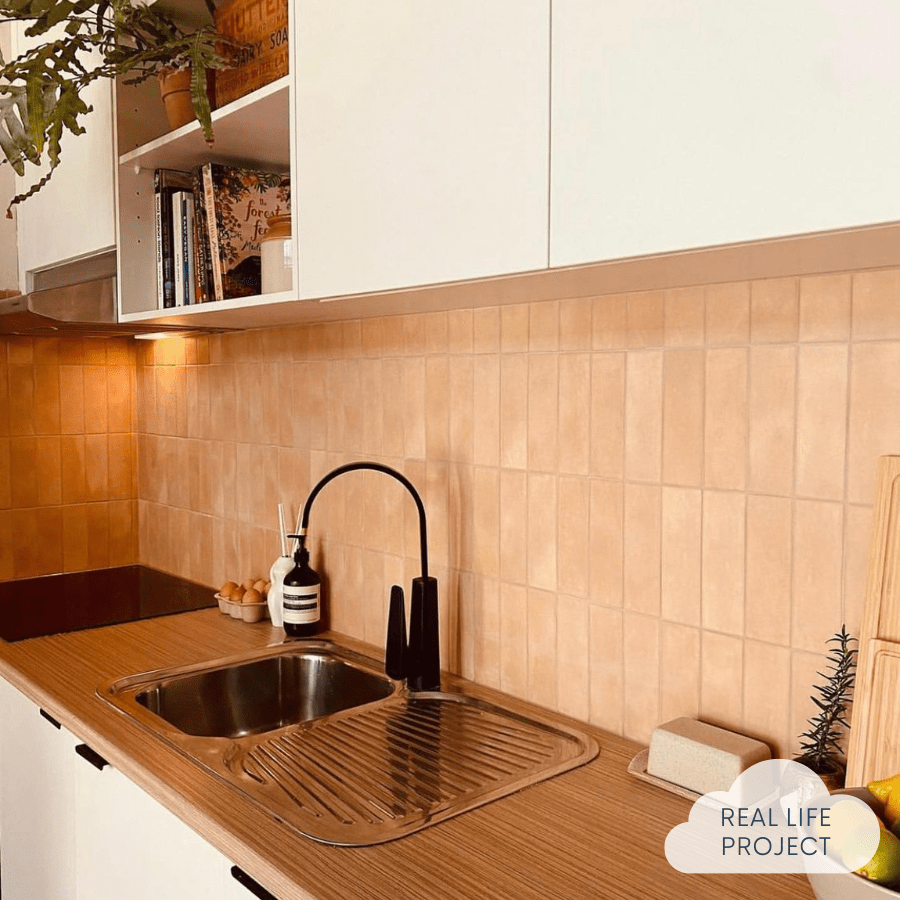 TileCloud TILE Northbridge Peach Terracotta Look Subway Tile