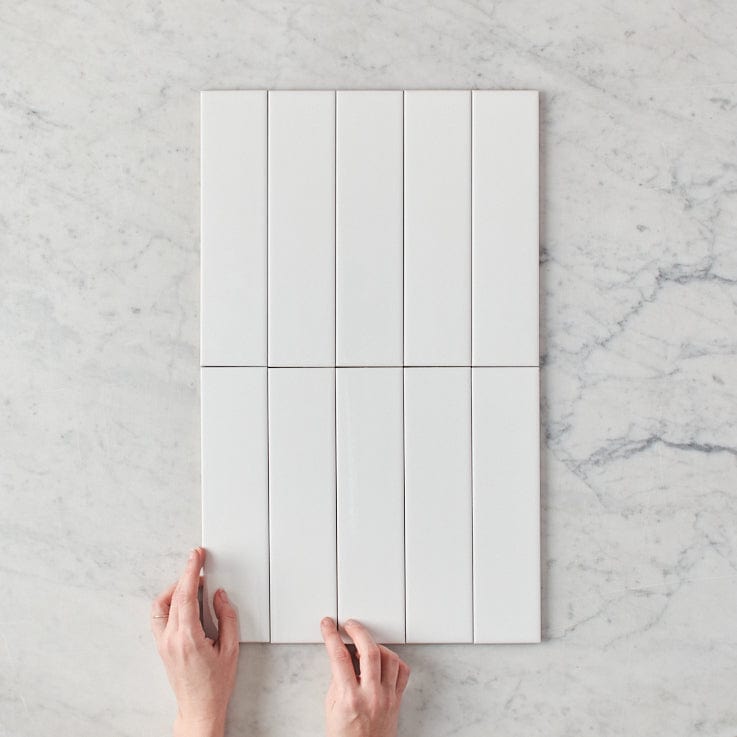 TileCloud TILE Riverton Gloss White Subway Tile