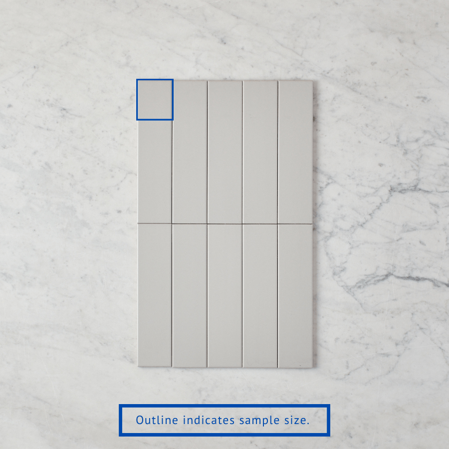 TileCloud TILE Riverton Matte Grey Subway Tile