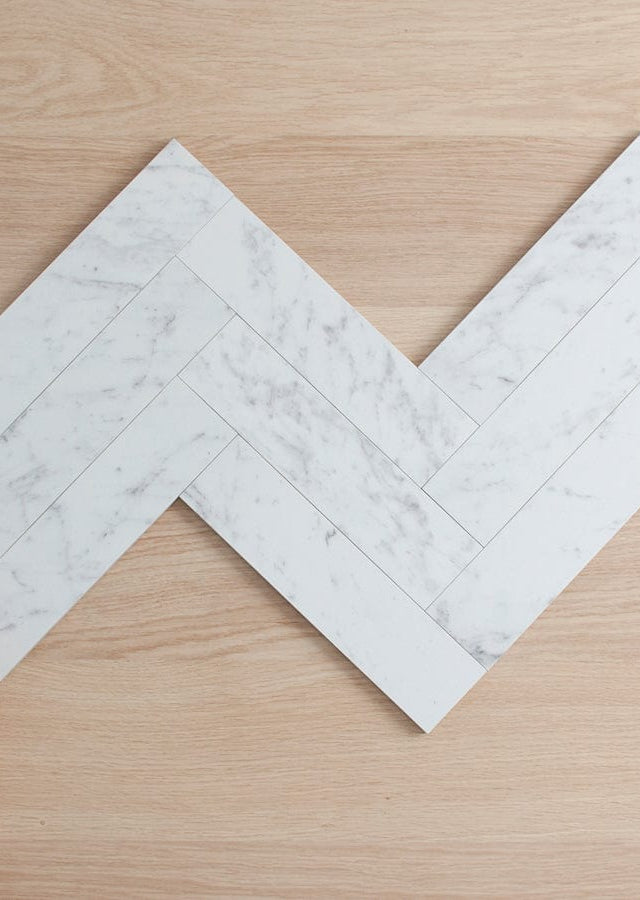 TileCloud TILE Rose Bay Carrara Look Matte Subway Tile