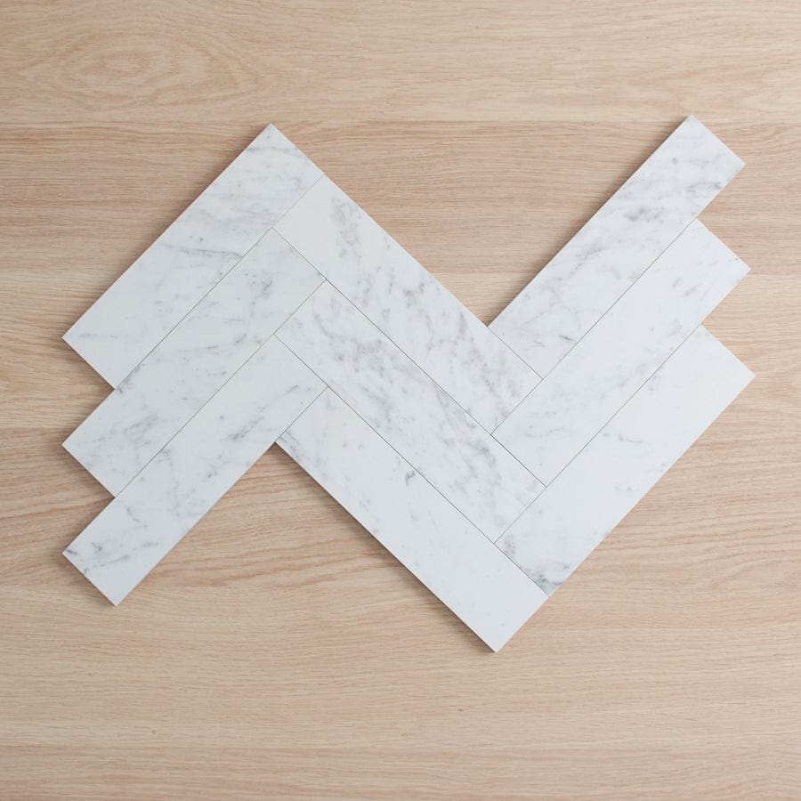 TileCloud TILE Rose Bay Carrara Look Matte Subway Tile