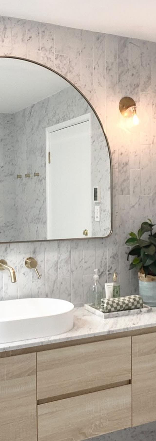 TileCloud TILE Rose Bay Carrara Look Matte Tile