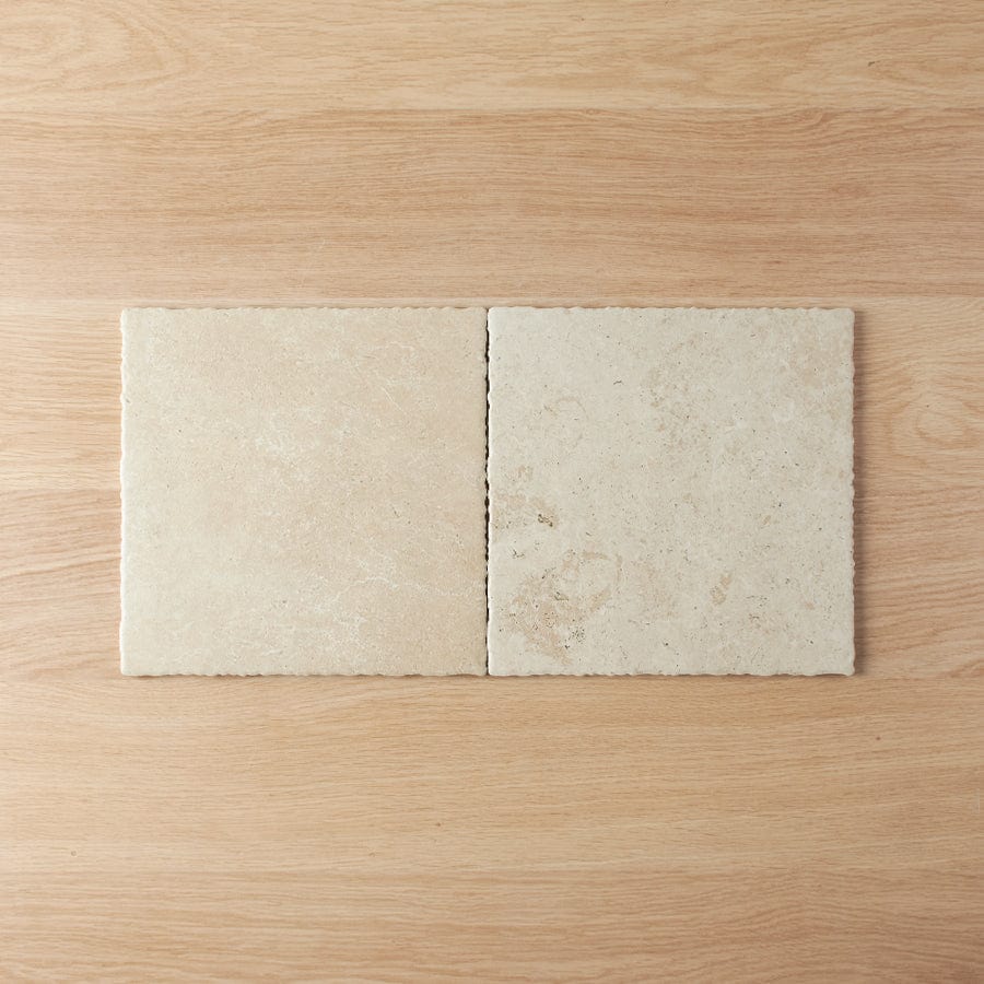 TileCloud TILE Seaforth Travertine Look Beige Matte Pattern Tile