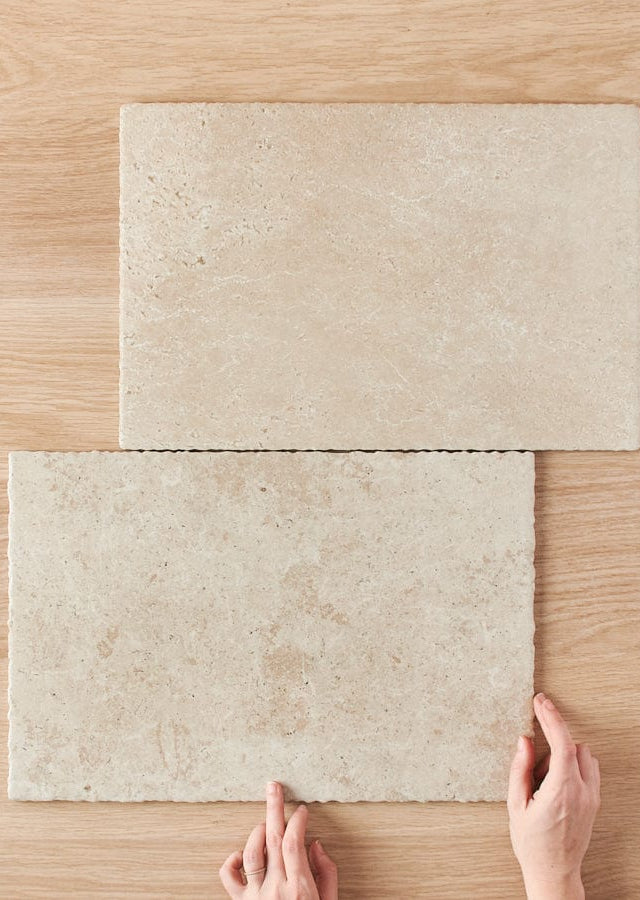 TileCloud TILE Seaforth Travertine Look Beige Matte Tile