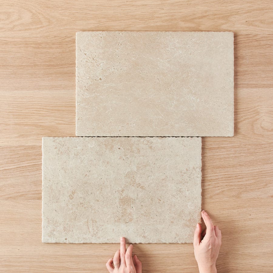 TileCloud TILE Seaforth Travertine Look Beige Matte Tile