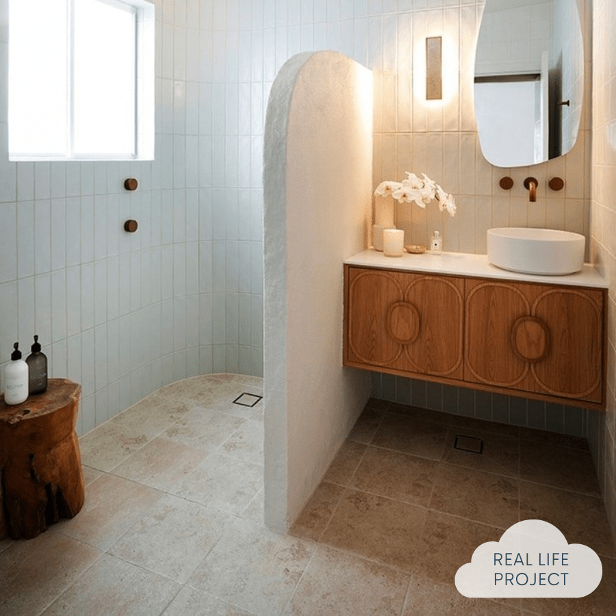 TileCloud TILE Seaforth Travertine Look Beige Matte Tile