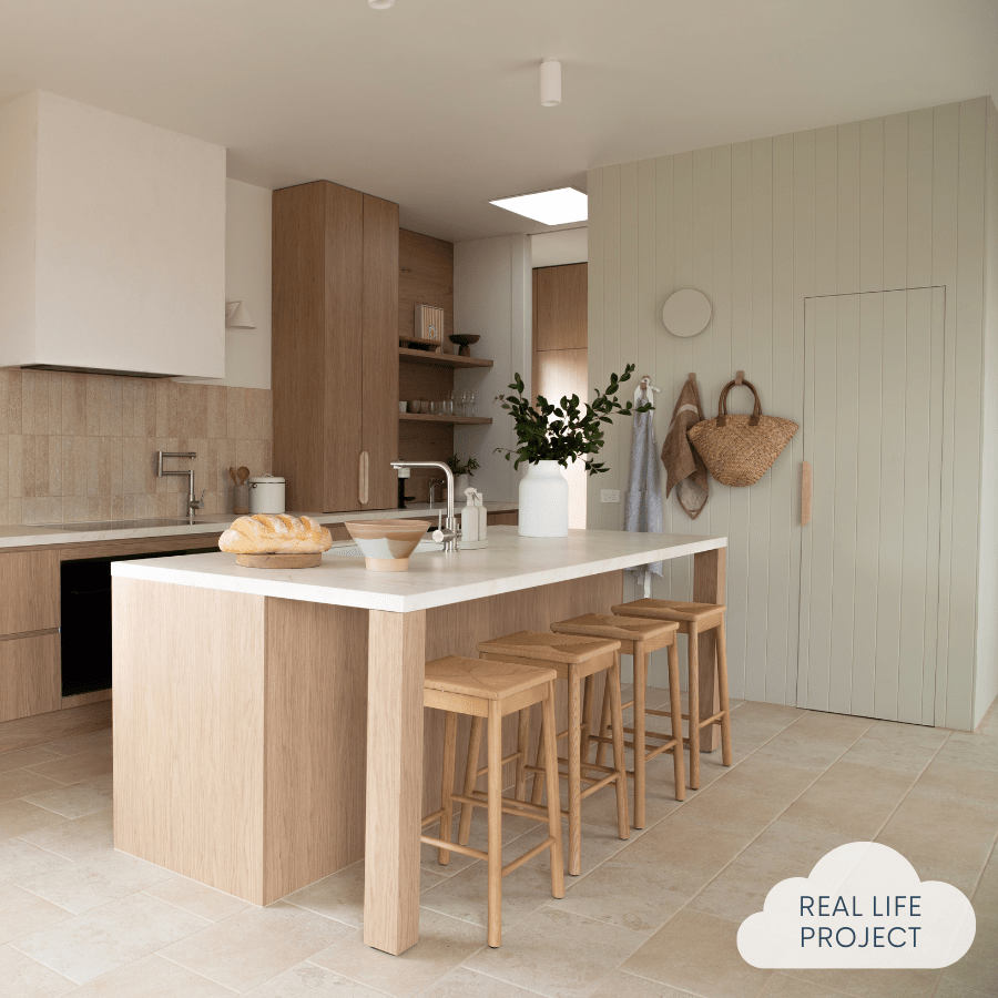 TileCloud TILE Seaforth Travertine Look Beige Matte Tile