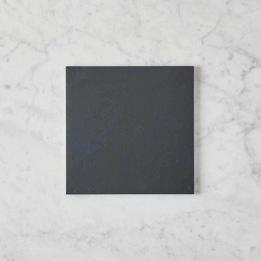 Fina Ceramics TILE Silver Beach Black Encaustic Look Square Tile