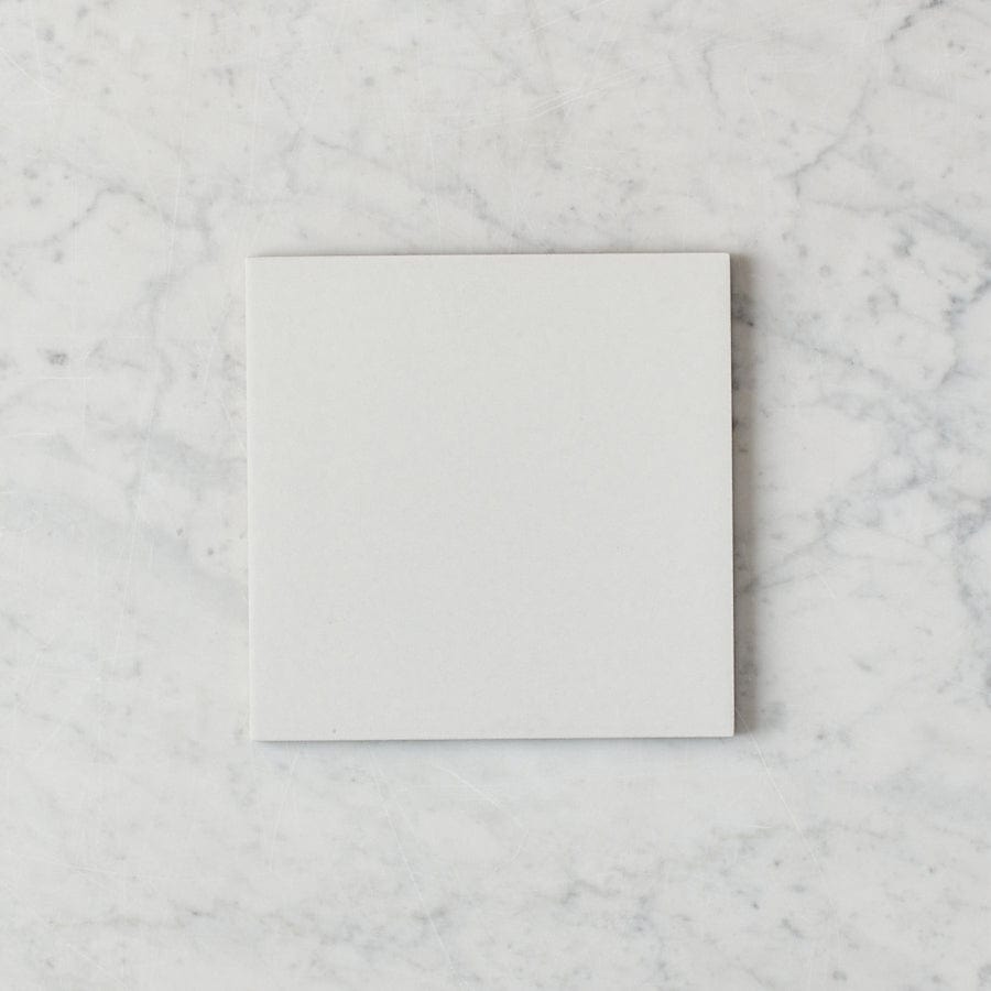 Fina Ceramics TILE Silver Beach White Encaustic Look Square Tile