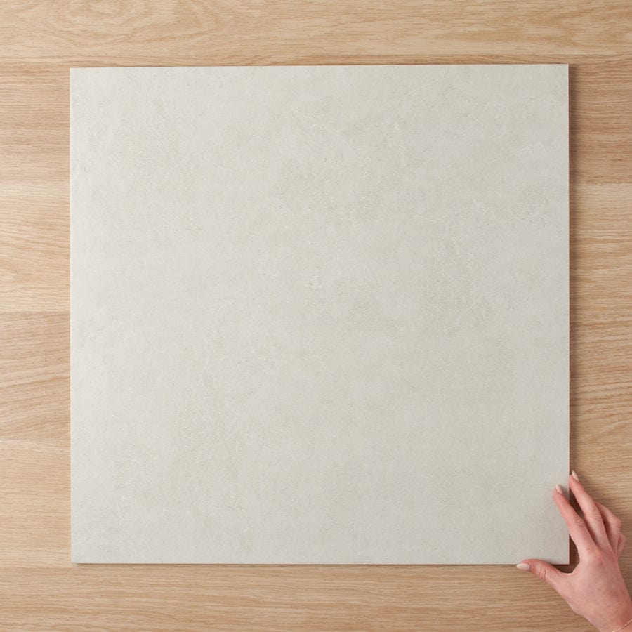 TileCloud TILE Sydney Matte White Stone Look Tile