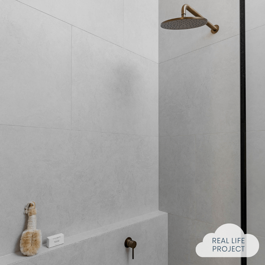 TileCloud TILE Sydney Matte White Stone Look Tile