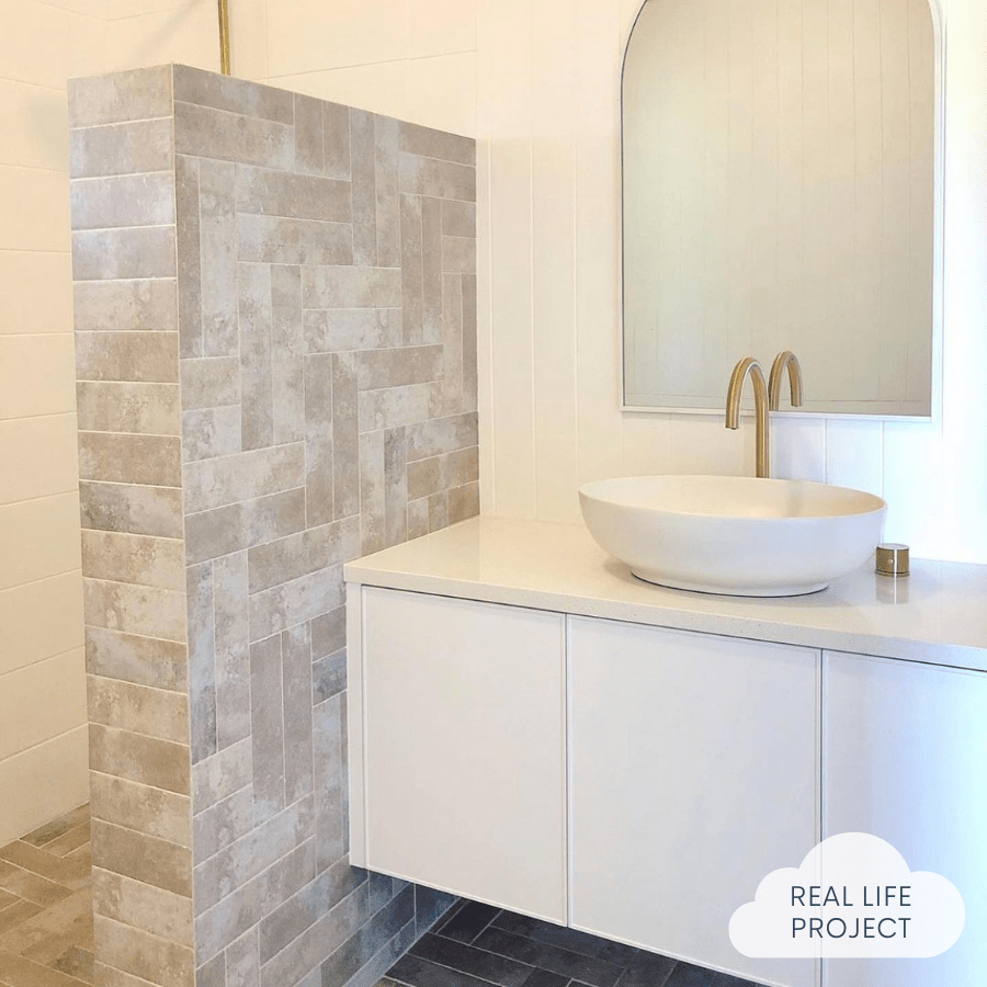 TileCloud TILE Thirroul Bone Matte Subway Tile