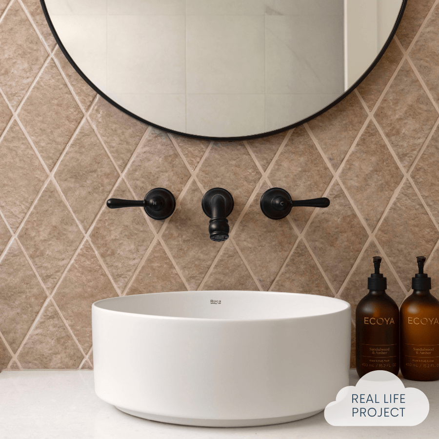 JLA TILE Thirroul Diamond Terracotta Look Tile