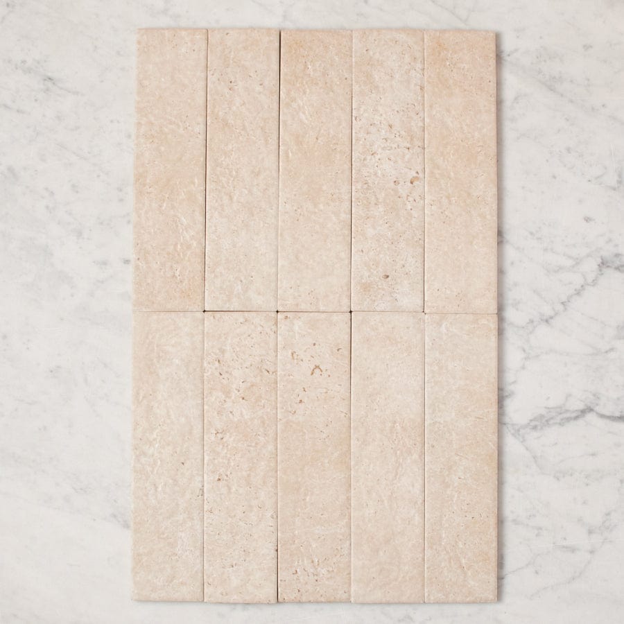 TileCloud TILE Thirroul Travertine Look Matte Subway Tile