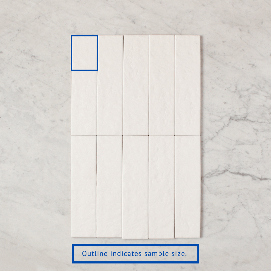 TileCloud TILE Thirroul White Matte Subway Tile